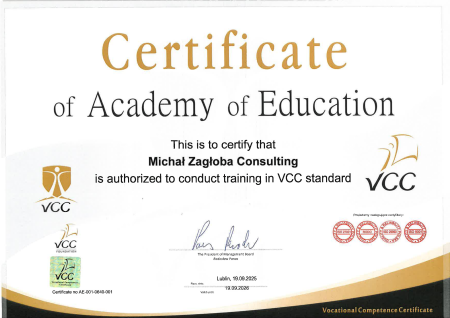 Certyfikat_AE_2025_Michał Zagłoba Consulting_page1